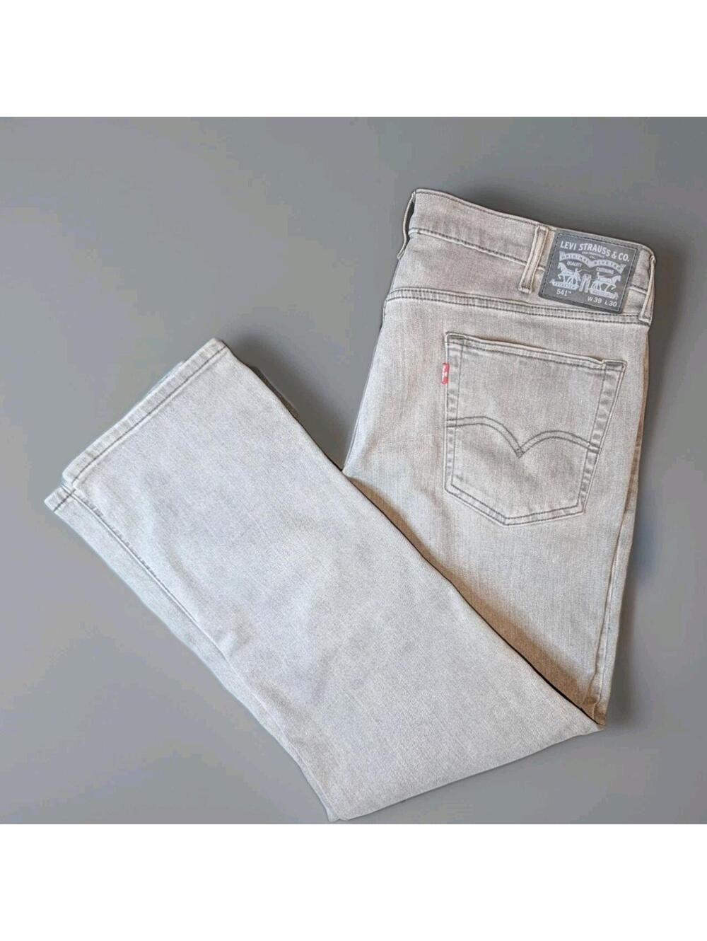 Men's Levi's Jeans 541 Black Gray 39x30